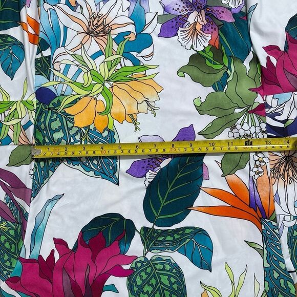 Trina Turk Amazonia Floral Multicolor Women's top sz small - Picture 9 of 13